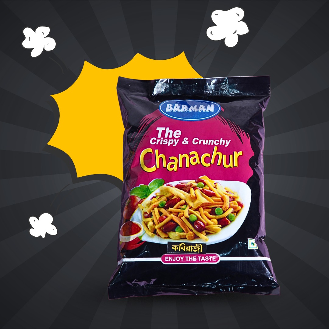 Barman’s The Crispy & Crunchy Chanachur - Authentic Kabiraji Spicy Mix - 100gm